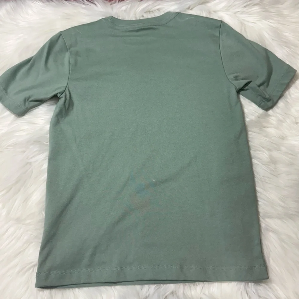 Wonder Nation Youth Boy Size Small (6-7) Soft Green Short Sleeve Shirt